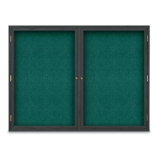 Sliding Door Indoor Enclosed Corkboard, 7